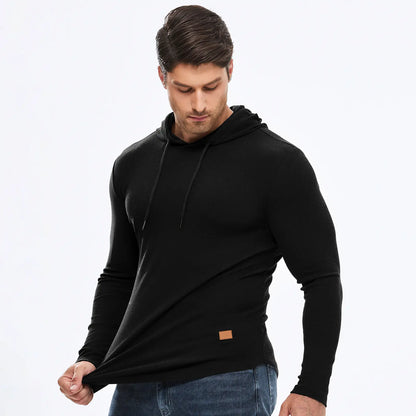Mens Fleece Hooded Sweatshirt Pullover