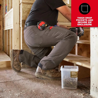 Men's 8-PACK Tech Work Pants with 7 Pockets