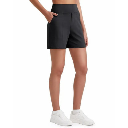 Women's High Waisted Athletic Shorts with Pockets