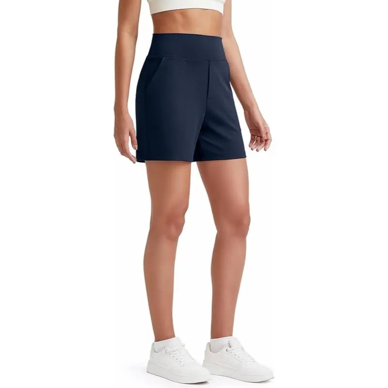 Women's High Waisted Athletic Shorts with Pockets