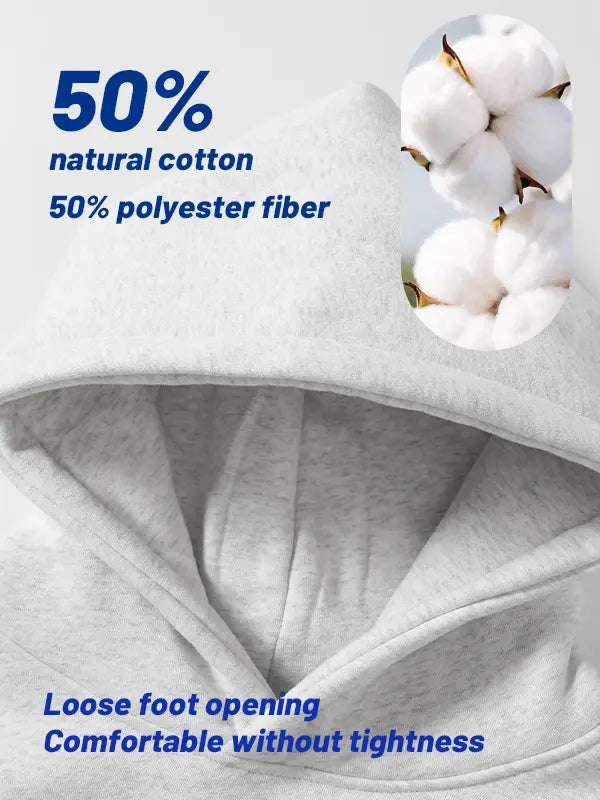 Hooded Sweatshirt, Loose Fit Pullover Hoodie