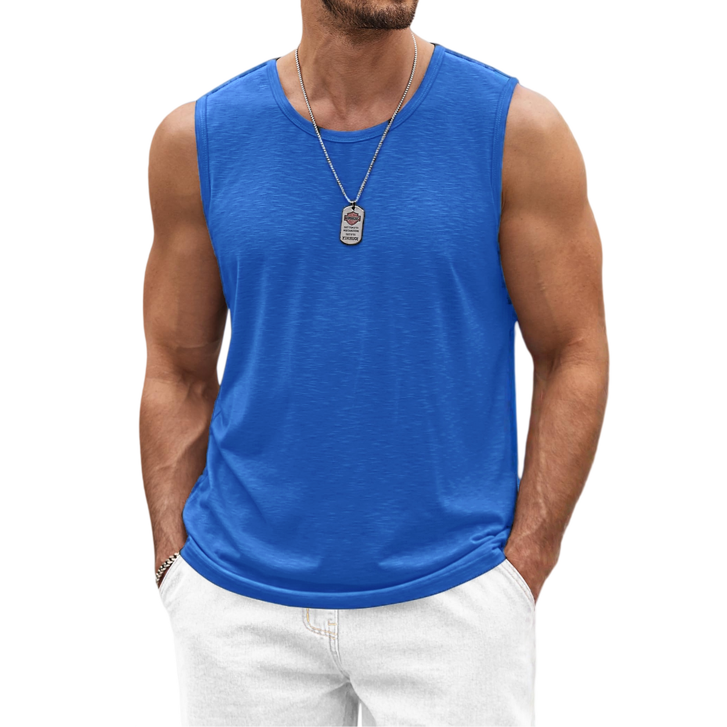 🔥8 Gym Muscle Shirts for Only $24🔥Men's Workout Tank Top Casual Soft Sleeveless Gym Muscle Shirts Bodybuilding Tee