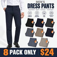 8-PACK ONLY $24-(Black / Dark Navy / Charcoal / Navy / Gray / Khaki / Slate Blue / Dark Gray )