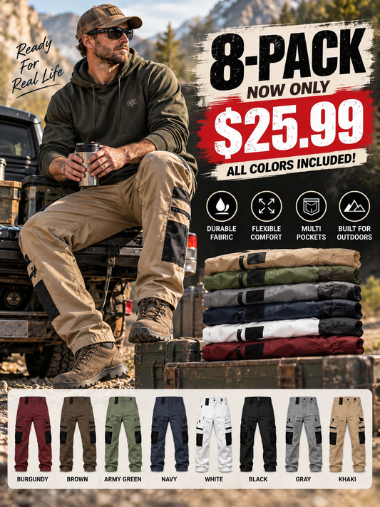 🔥Men's Loose-Fit Utility Jeans🔥All Colors Included