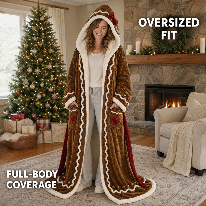 ❄️ Sherpa Wearable Electric Blanket 🎄 Overheat Protection & Auto-Shutoff Function