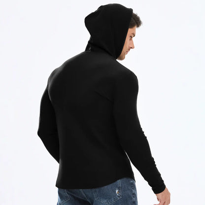 Mens Fleece Hooded Sweatshirt Pullover