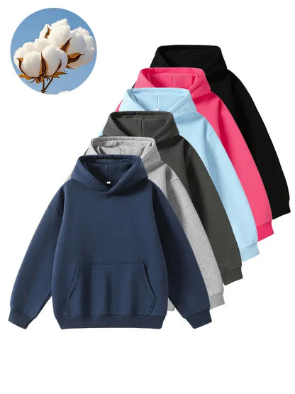 Hooded Sweatshirt, Loose Fit Pullover Hoodie