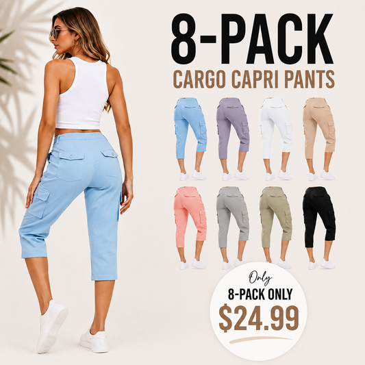 ❤️Special Sale❤️Women's Lightweight Cargo Capris