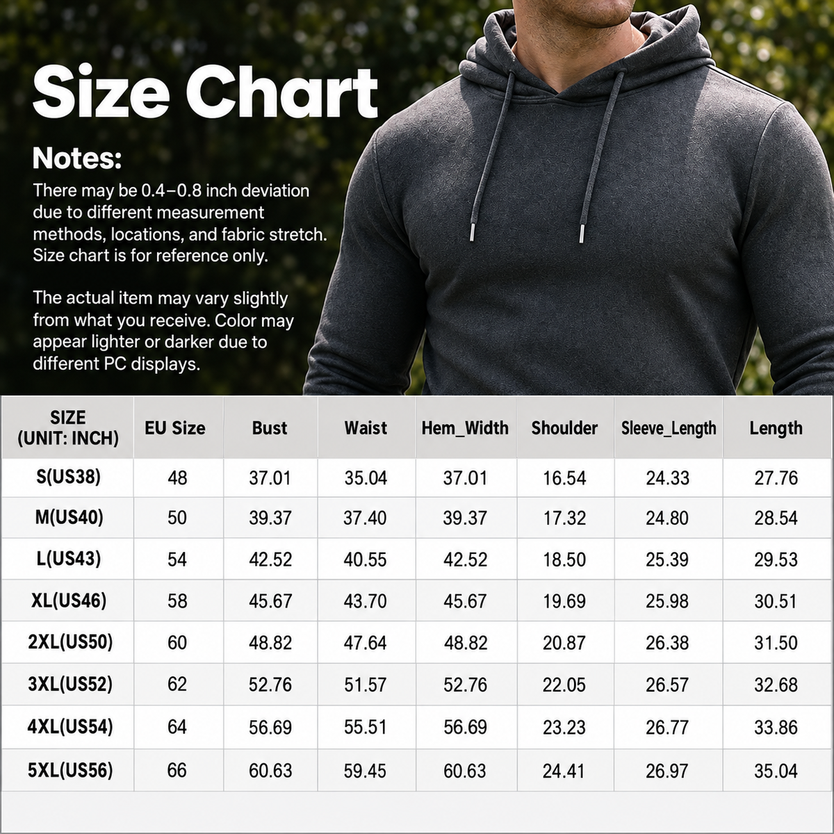 Mens Fleece Hooded Sweatshirt Pullover